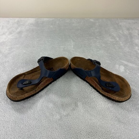 Birkenstock Gizeh Navy Blue Thong Sandals Women’s Size 37 EU - Picture 3 of 10